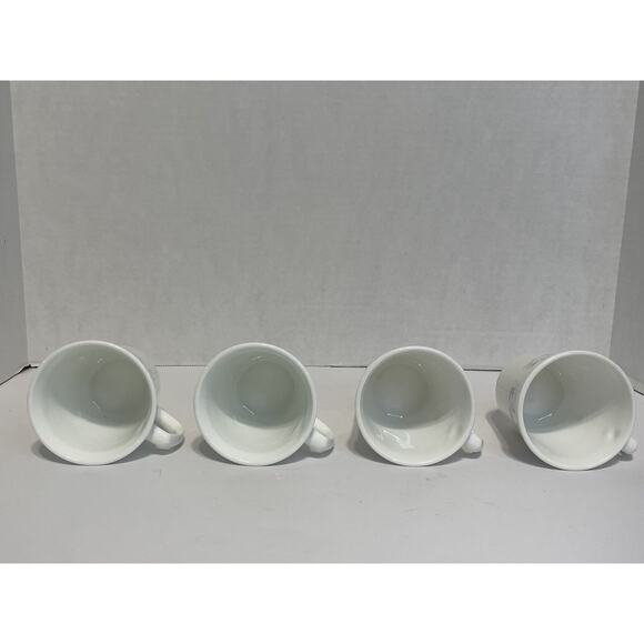 Corelle Corning Ware Coffee Cups Mugs Sea & Sand or Morning Light Set of 4 Vtg - Picture 6 of 9